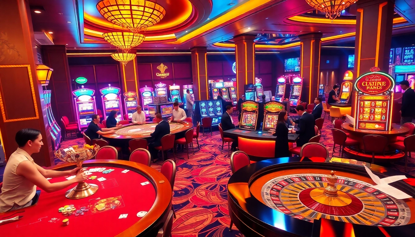 Experience the thrill of winning at https://32win.football/ with players enjoying lively casino games.